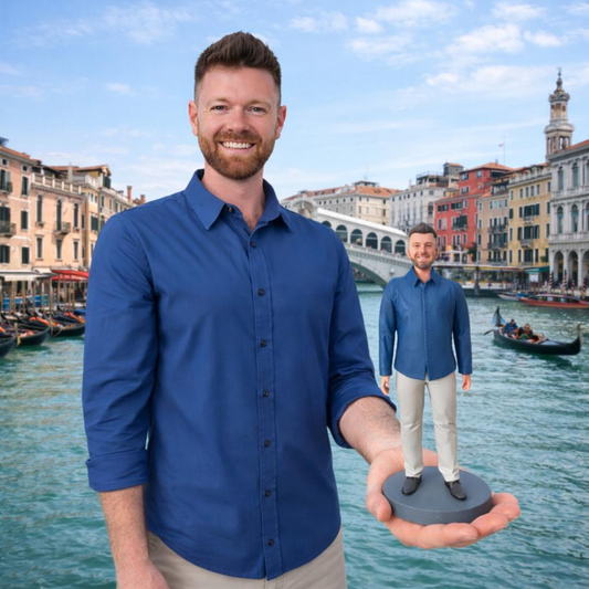 Personalized Figurine for Him – Custom Gift handmade from photo