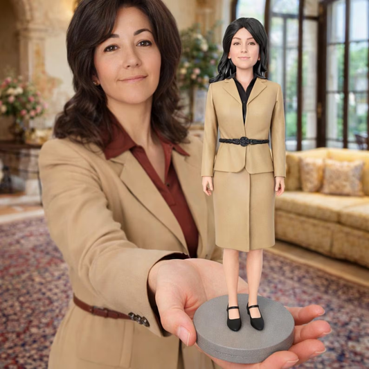 Personalized Figurine for Wife – Anniversary Gift handmade from photo