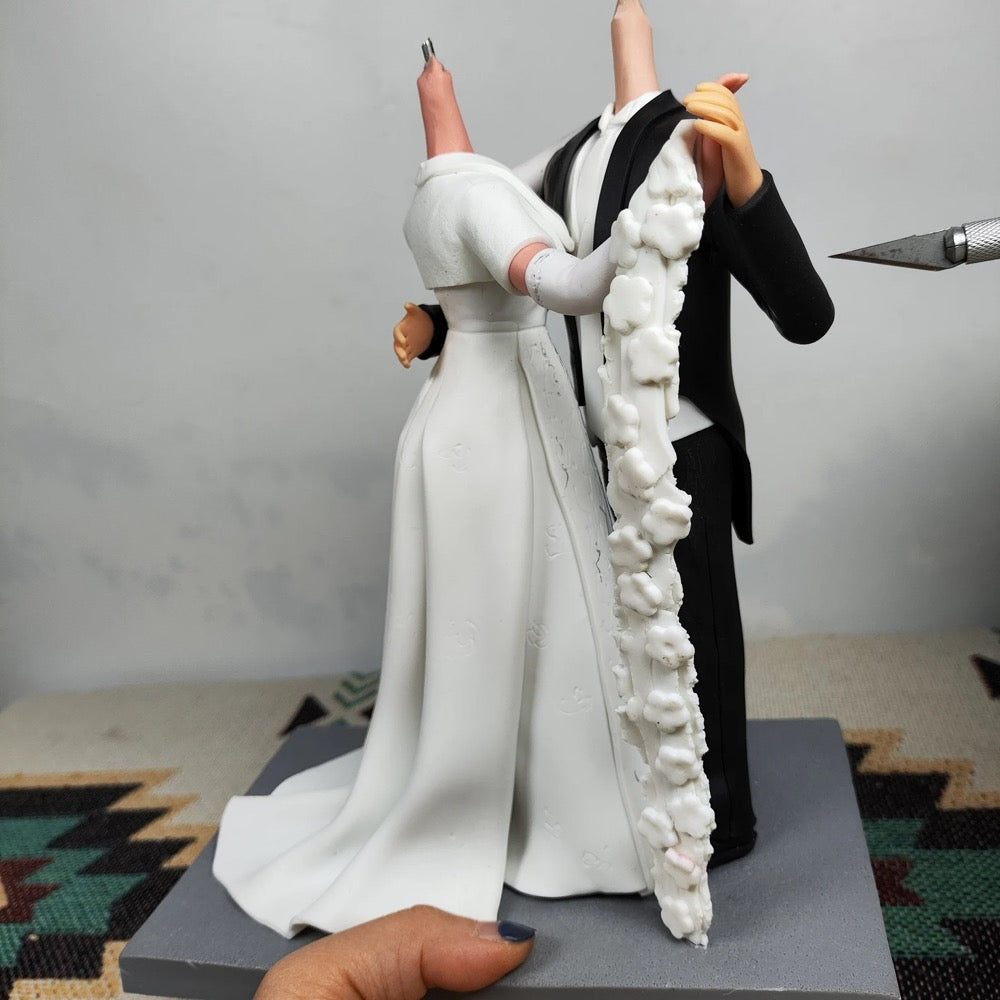 Personalized Custom Couple Figurine from Your Photos - Perfect Anniversary & Wedding Gift - uDesign Gift