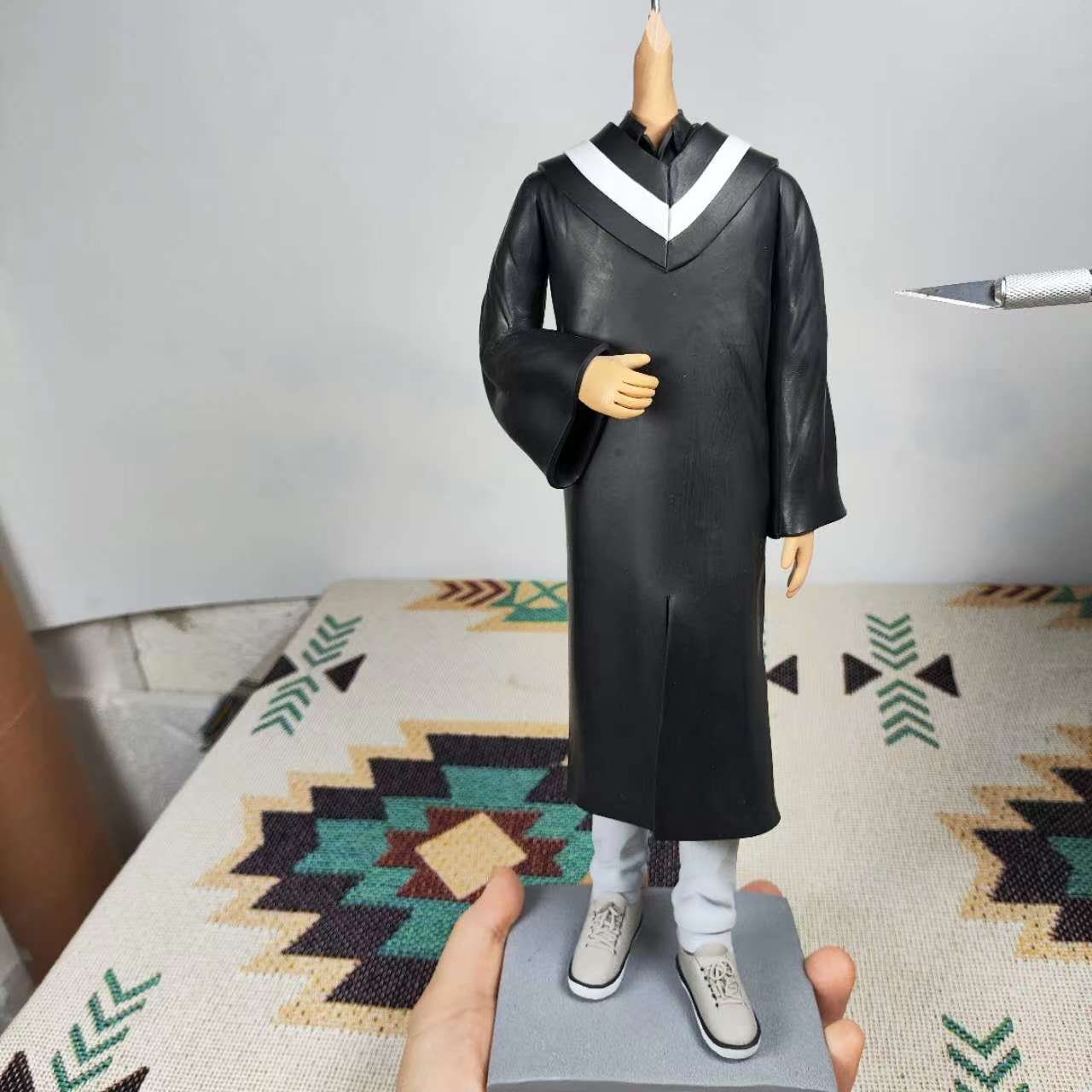 Custom Graduation Bobblehead for Him - Personalized Figurine Graduation Gifts from Photo - Unique Handmade Gift for boys, girls, students - uDesign Gift