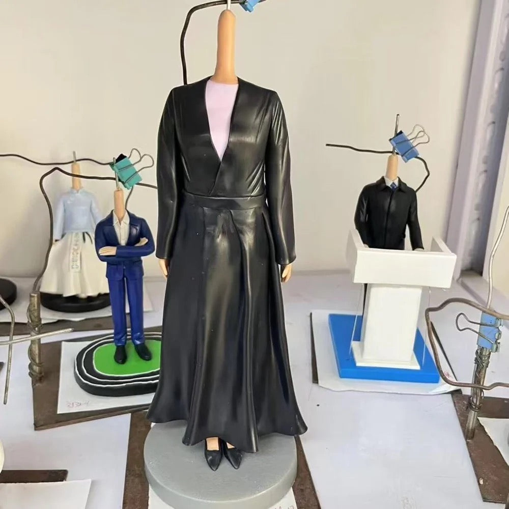 custom bobblehead Wife from photo, personalized figure of yourself, Unique Birthday Anniversary Gift for muslim, Islamic, Girlfriend, Mother, Girlfriend, Female Boss - uDesign Gift