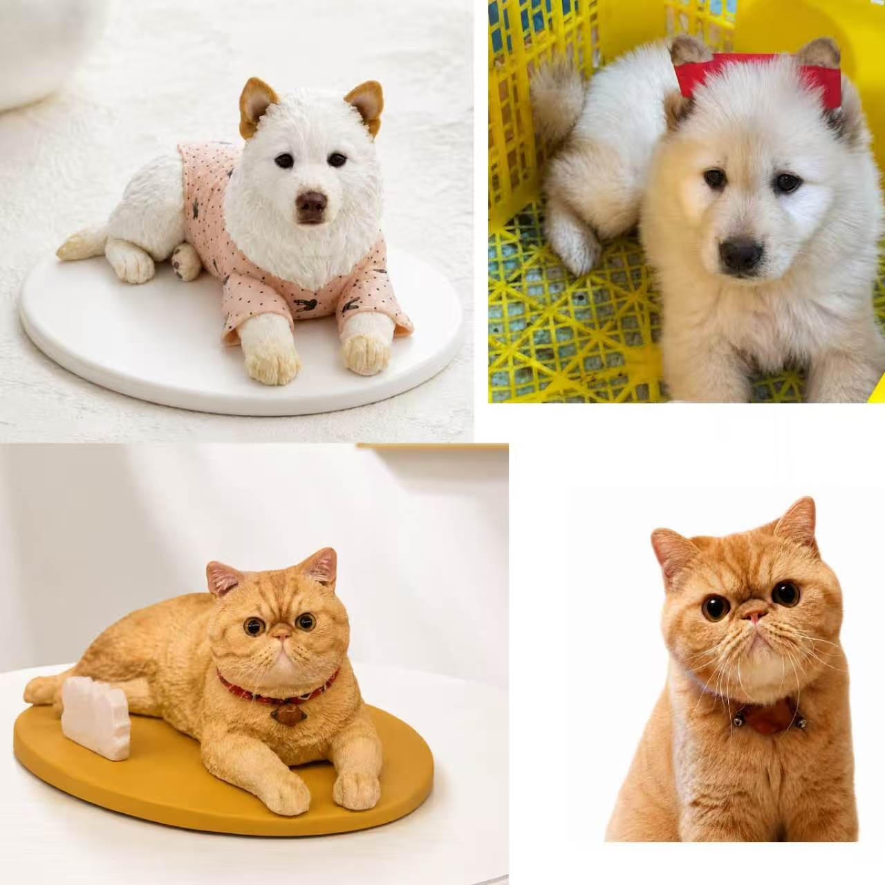 Custom Cat Figurine from Photo – Pet Memorial Keepsake - uDesign Gift